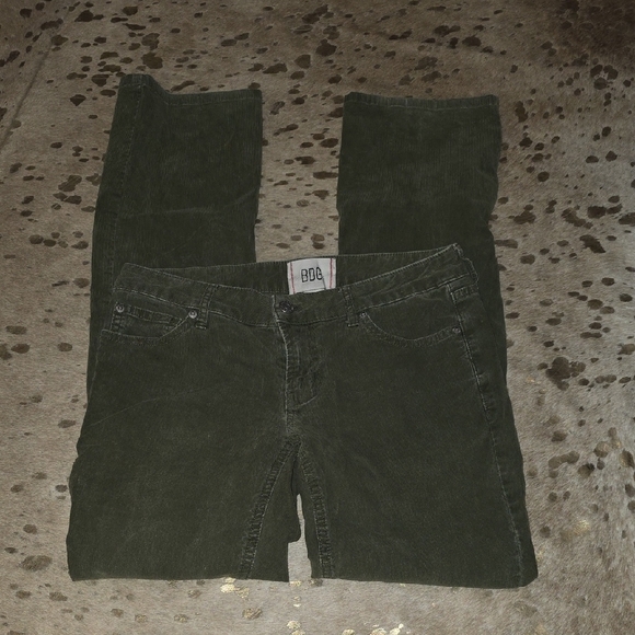 BDG Green Boot Leg Jeans - Picture 1 of 5